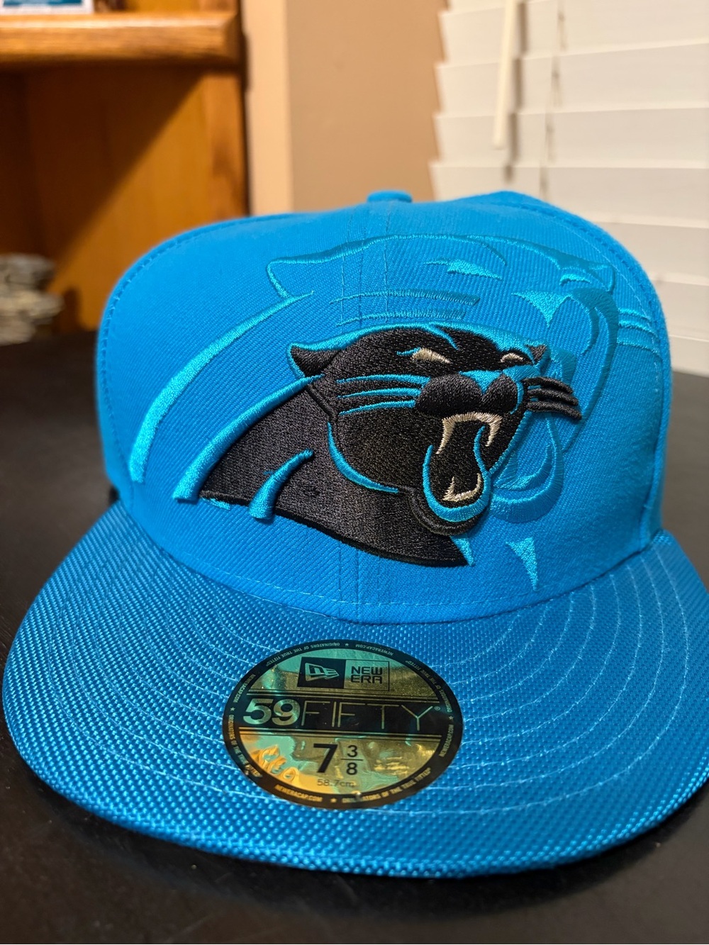 Carolina Panthers New Era 59FIFTY Bright Teal Fitted Hat